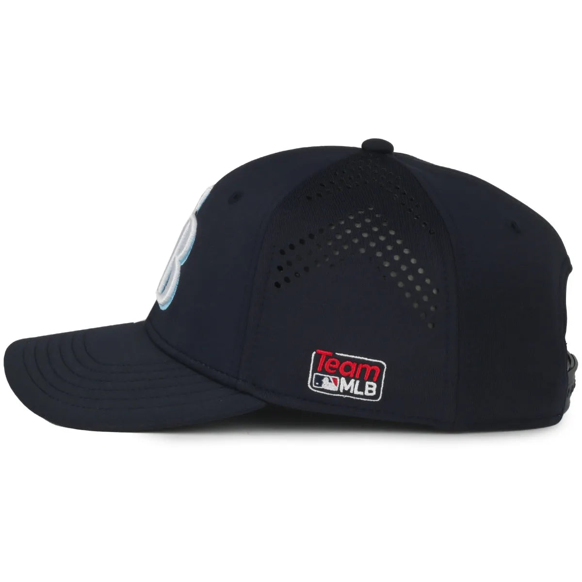 Outdoor Cap Tampa Bay Rays™ Official MLB® Replica Structured Solid Panel Hat (MLB-650)-7