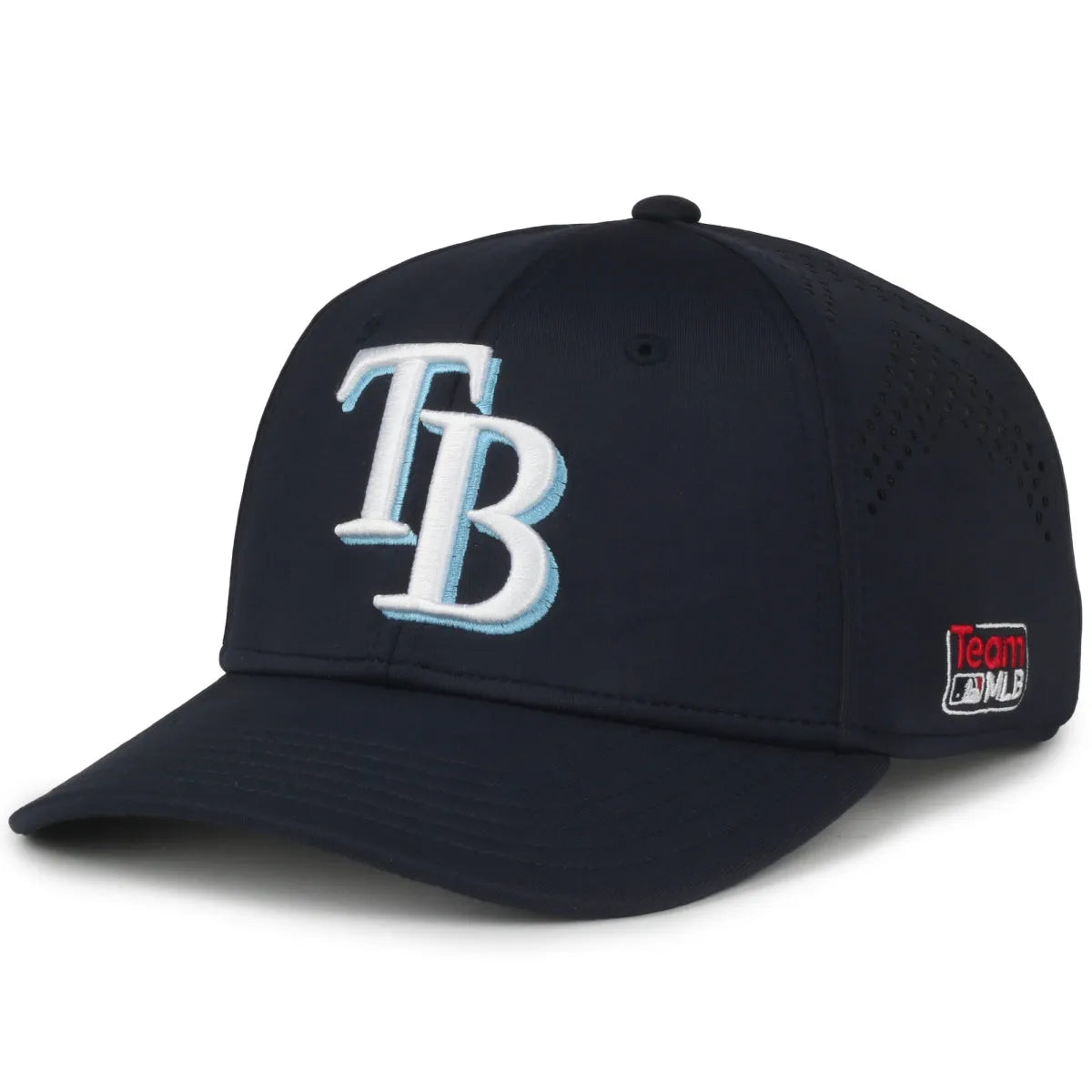 Outdoor Cap Tampa Bay Rays™ Official MLB® Replica Structured Solid Panel Hat (MLB-650)-8