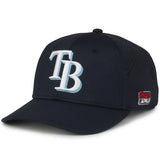 Outdoor Cap Tampa Bay Rays™ Official MLB® Replica Structured Solid Panel Hat (MLB-650)-8