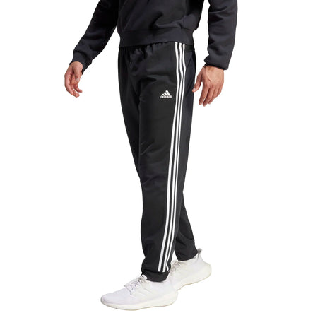 adidas Men's Essentials Warm-Up Tapered 3-Stripes Tracksuit Pants-2