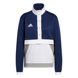 adidas Women's Team Issue 1/4 Snap Training Jacket -1