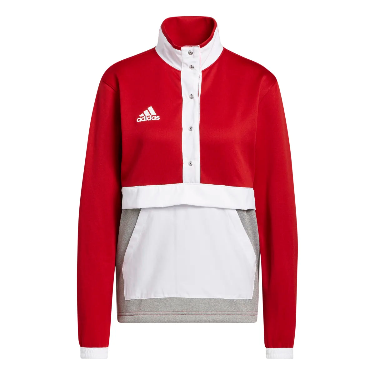adidas Women's Team Issue 1/4 Snap Training Jacket -1