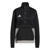 adidas Women's Team Issue 1/4 Snap Training Jacket -1