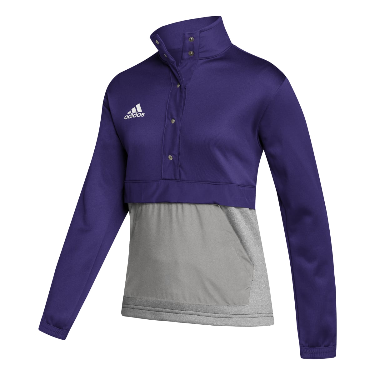 adidas Women's Team Issue 1/4 Snap Training Jacket (Tall)-1