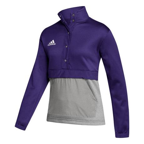 adidas Women's Team Issue 1/4 Snap Training Jacket (Tall)-1
