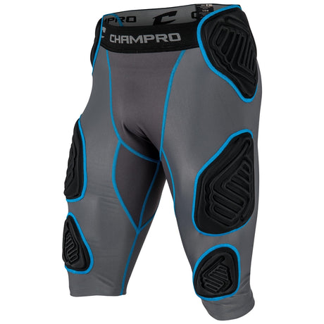 Champro Men's Bull-Rush 7 Pad Football Girdle-1