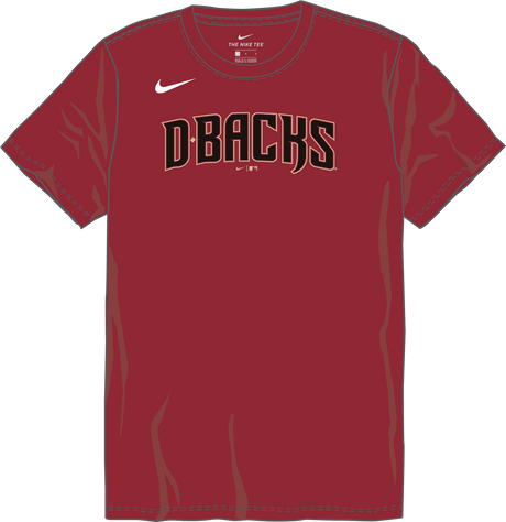 Nike Arizona Diamondbacks Youth Crew Neck Cotton Tee