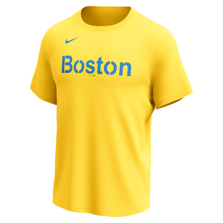 Nike Boston Red Sox Men's Crew Neck Synthetic City Connect Tee-1