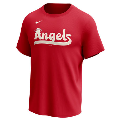 Nike Los Angeles Angels Men's Crew Neck Synthetic City Connect Tee-1