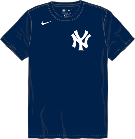 Nike New York Yankees Youth Institutional Short Sleeve Crew Neck Tee