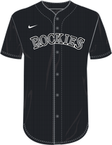 Nike Colorado Rockies Youth Institutional Full Button Jersey