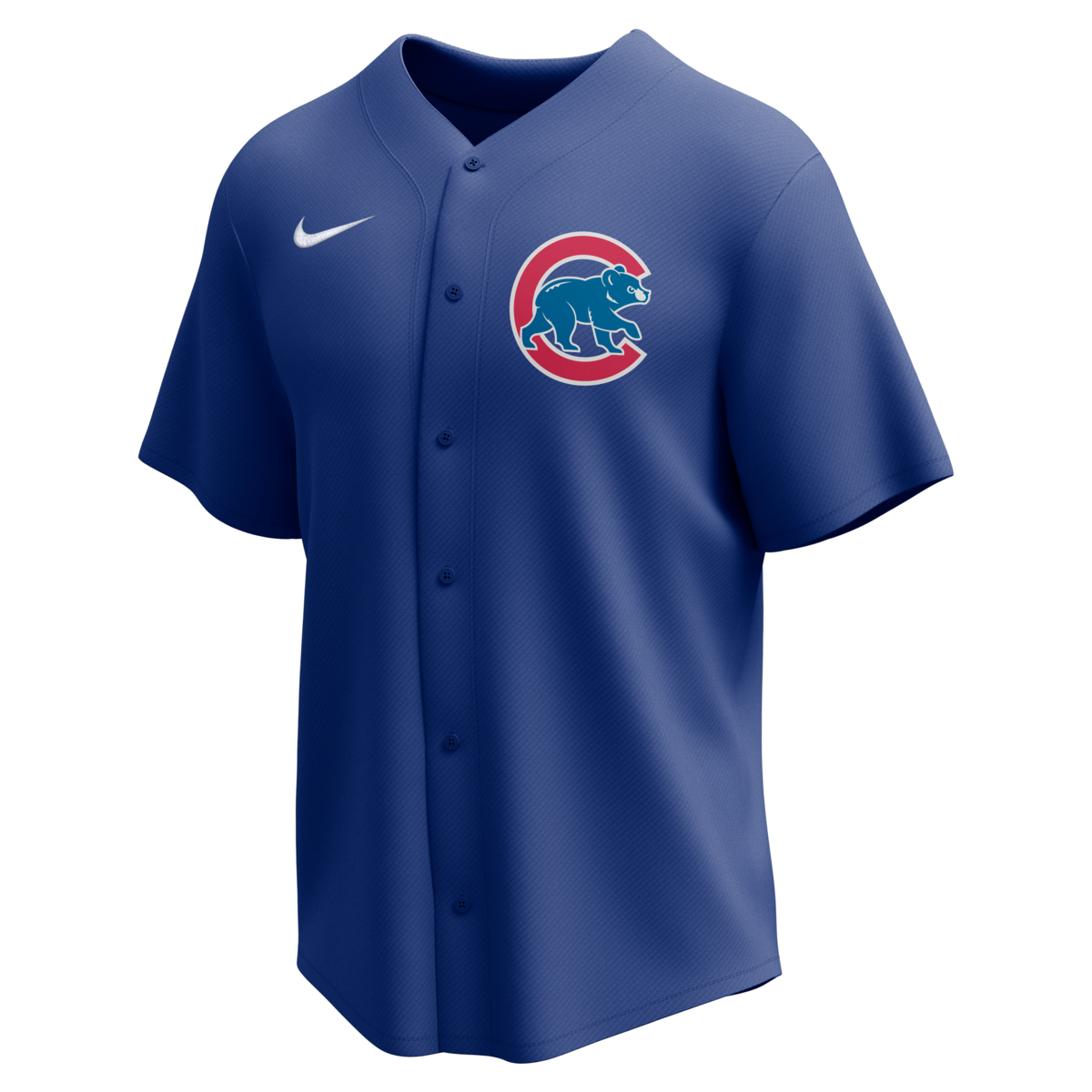 Nike Chicago Cubs Adult Institutional Full Button Jersey-1