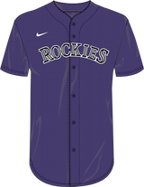 Nike Colorado Rockies Youth Institutional Full Button Jersey