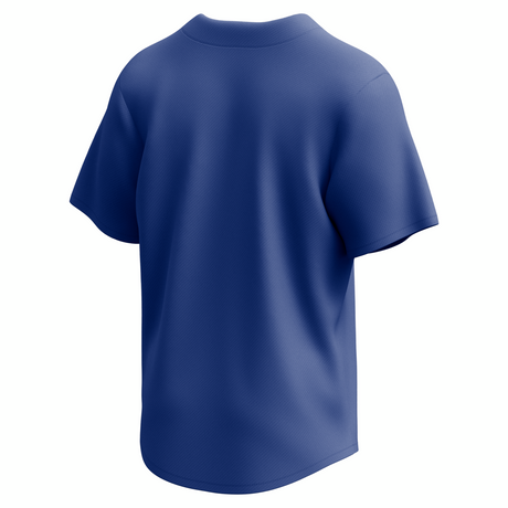 Nike New York Mets Adult Institutional Full Button Jersey-2