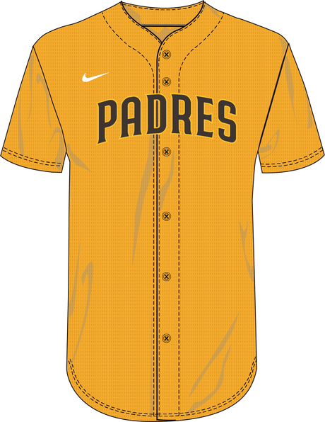 Nike San Diego Padres Youth Institutional Full Button Jersey