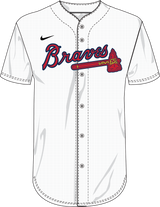 Nike Atlanta Braves Youth Institutional Full Button Jersey