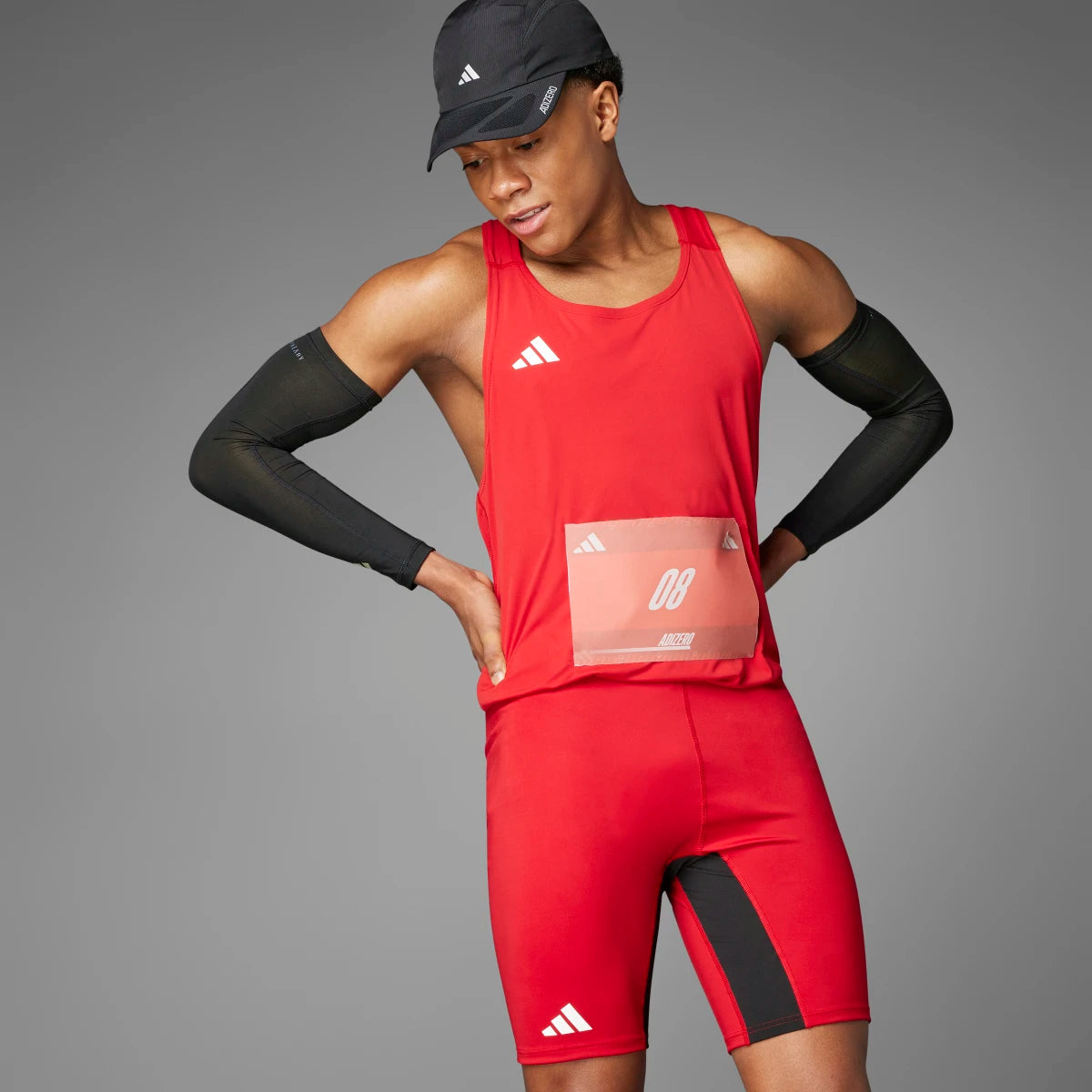 adidas Men's Adizero Essentials Tight Short-8