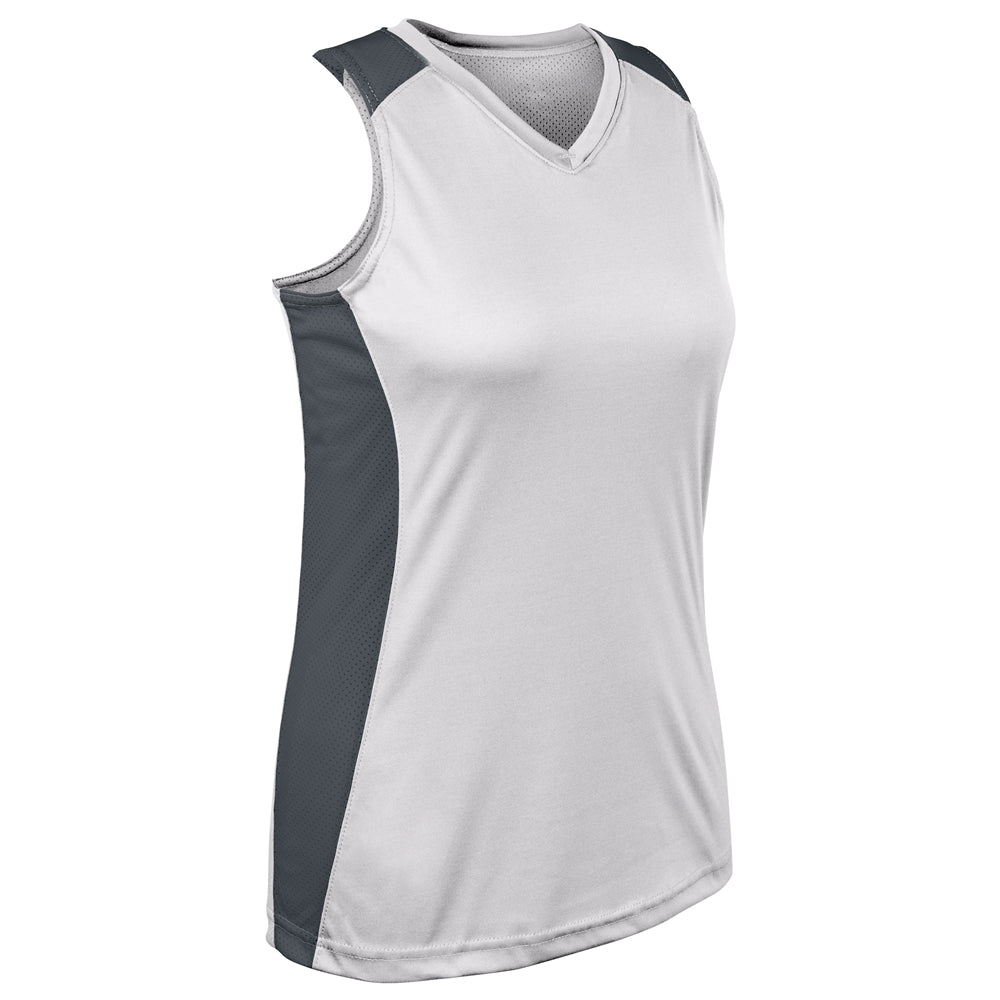 Champro Girl's Infinite V-Neck Racerback Softball Jersey-1