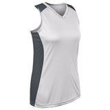 Champro Girl's Infinite V-Neck Racerback Softball Jersey-1