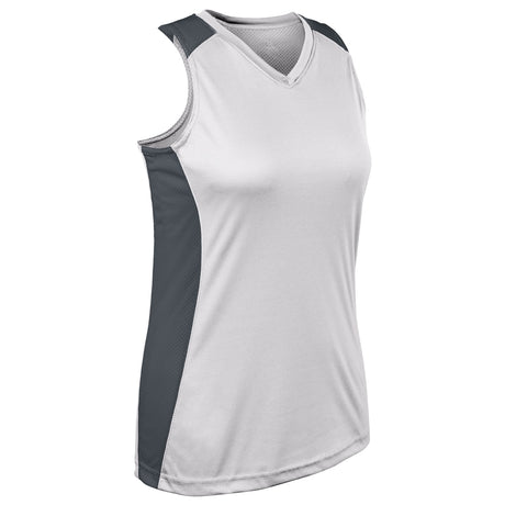 Champro Girl's Infinite V-Neck Racerback Softball Jersey-1