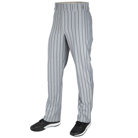 Champro Men's Triple Crown 2.0 Open-Bottom Pinstriped Baseball Pants-1