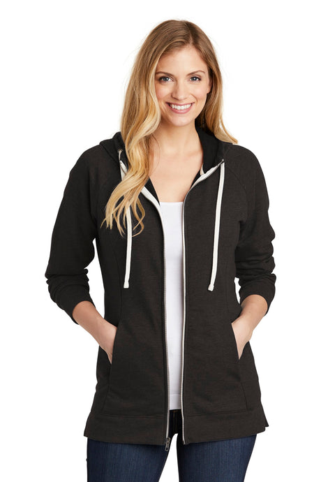 District Women's    Perfect Tri    French Terry Full-Zip Hoodie