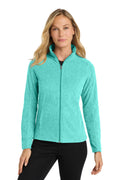 Port Authority Women's   Heather Microfleece Full-Zip Jacket
