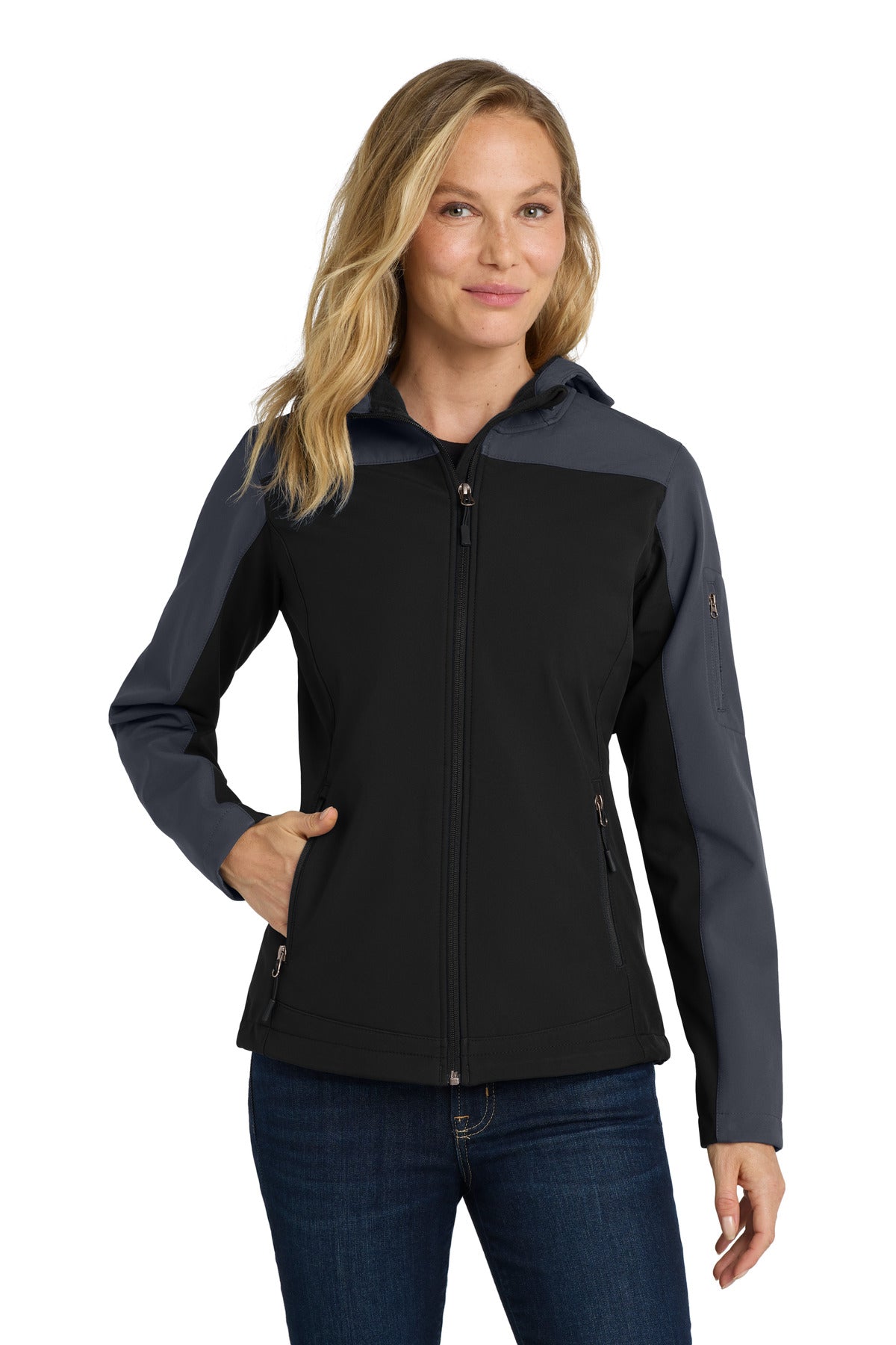 Port Authority Women's   Hooded Core Soft Shell Jacket