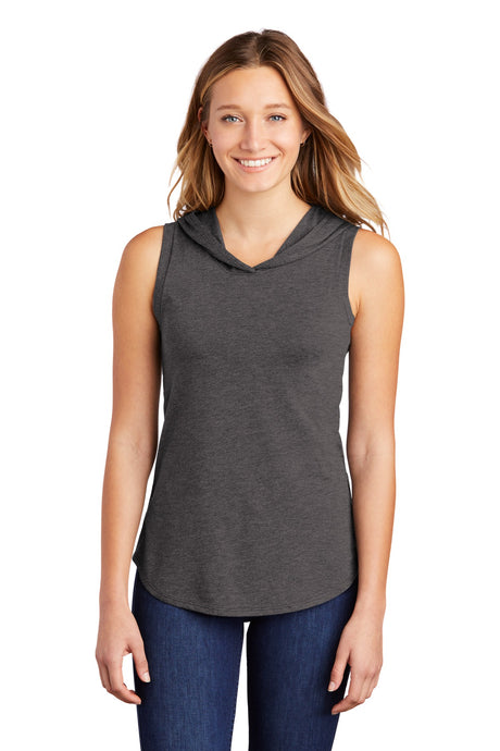 District Women's    Perfect Tri    Sleeveless Hoodie DT1375