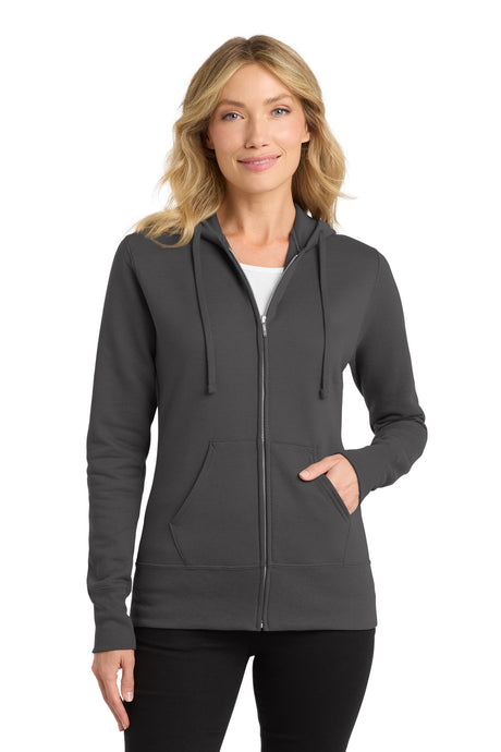 Port & Co Women's   Core Fleece Full-Zip Hooded Sweatshirt
