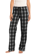 District Women's   Flannel Plaid Pant
