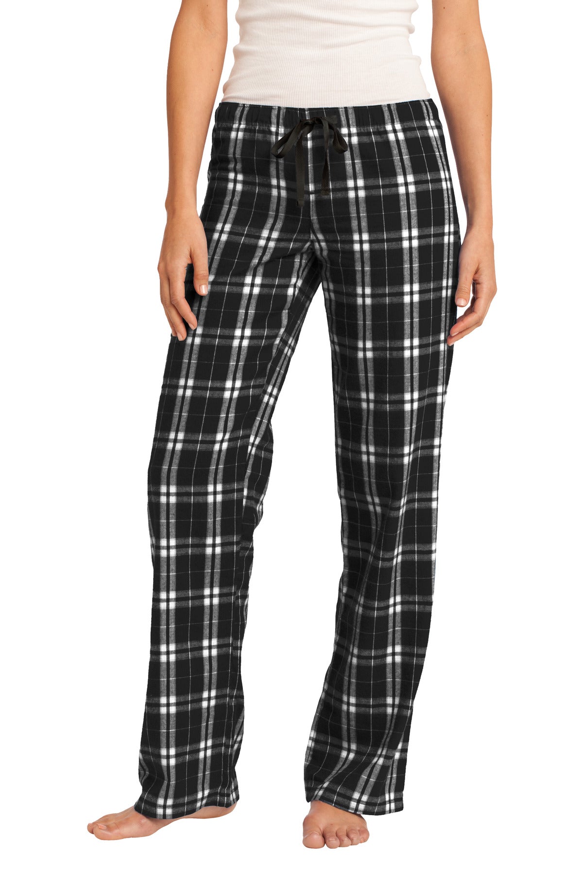 District Women's   Flannel Plaid Pant