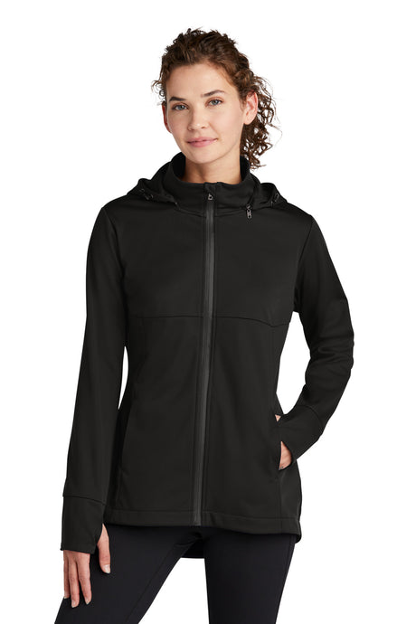 Sport-Tek Women's   Hooded Soft Shell Jacket LST980