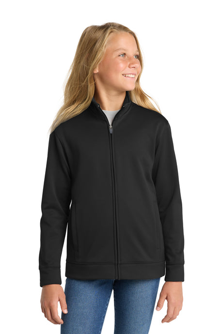 Sport-Tek Youth   Sport-Wick   Fleece Full-Zip Jacket