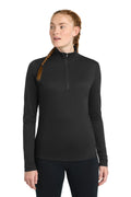 Sport-Tek Women's    PosiCharge    Tri-Blend Wicking 1/4-Zip Pullover