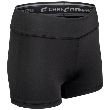 Champro Girl's Match Compression 3" Volleyball Shorts-1