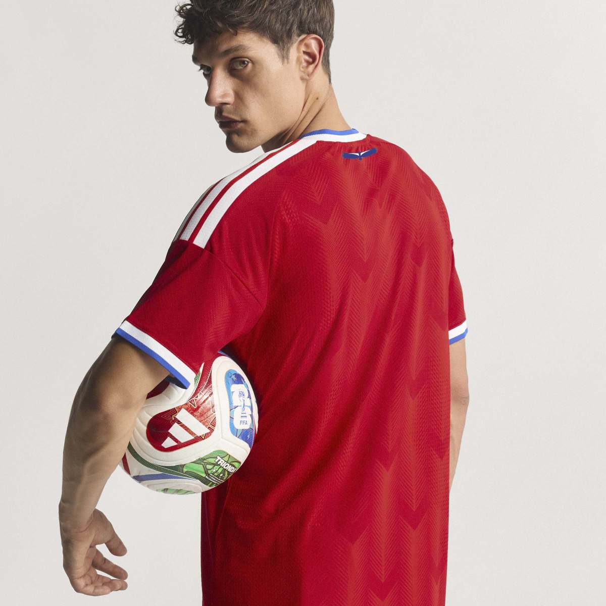 adidas Men's Chile 26 Home Authentic Jersey-9