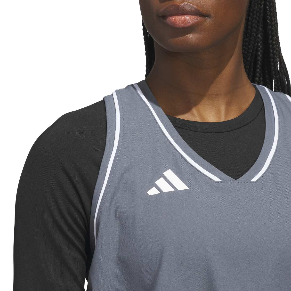 adidas Women's Game Elite Basketball Jersey-4