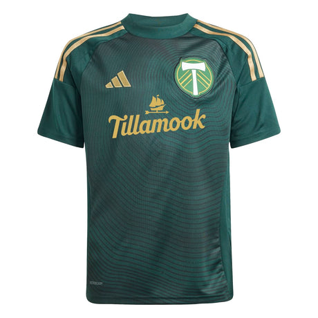 adidas Youth Portland Timbers 25/26 Home Jersey