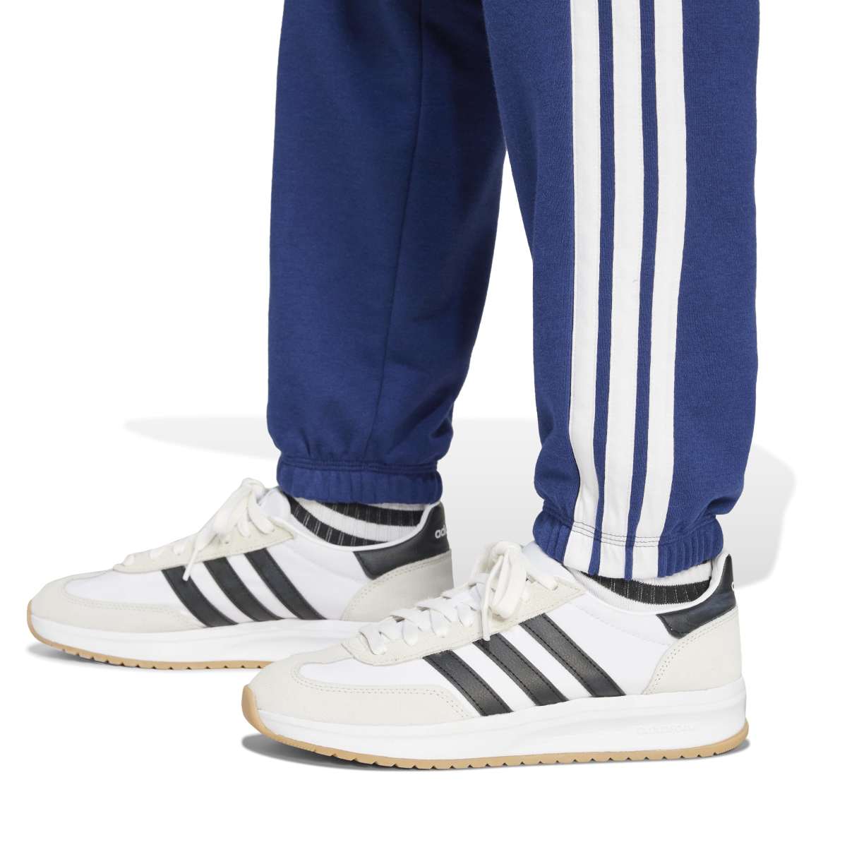 adidas Women's Essentials 3-Stripes French Terry Cuffed Pants-7