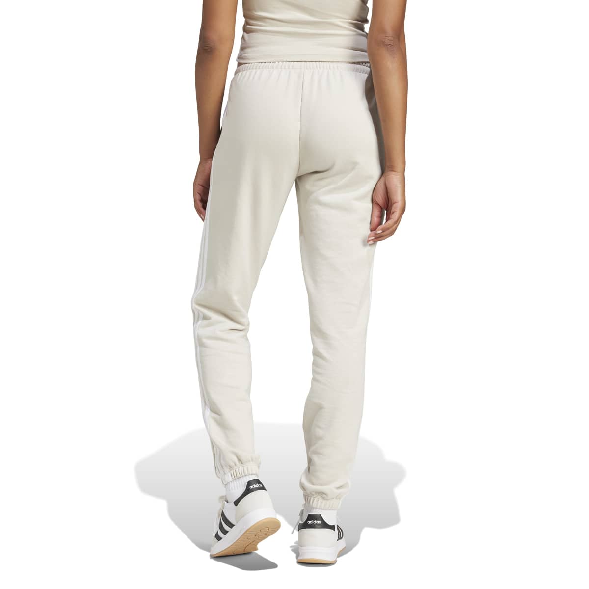 adidas Women's Essentials 3-Stripes French Terry Cuffed Pants-11