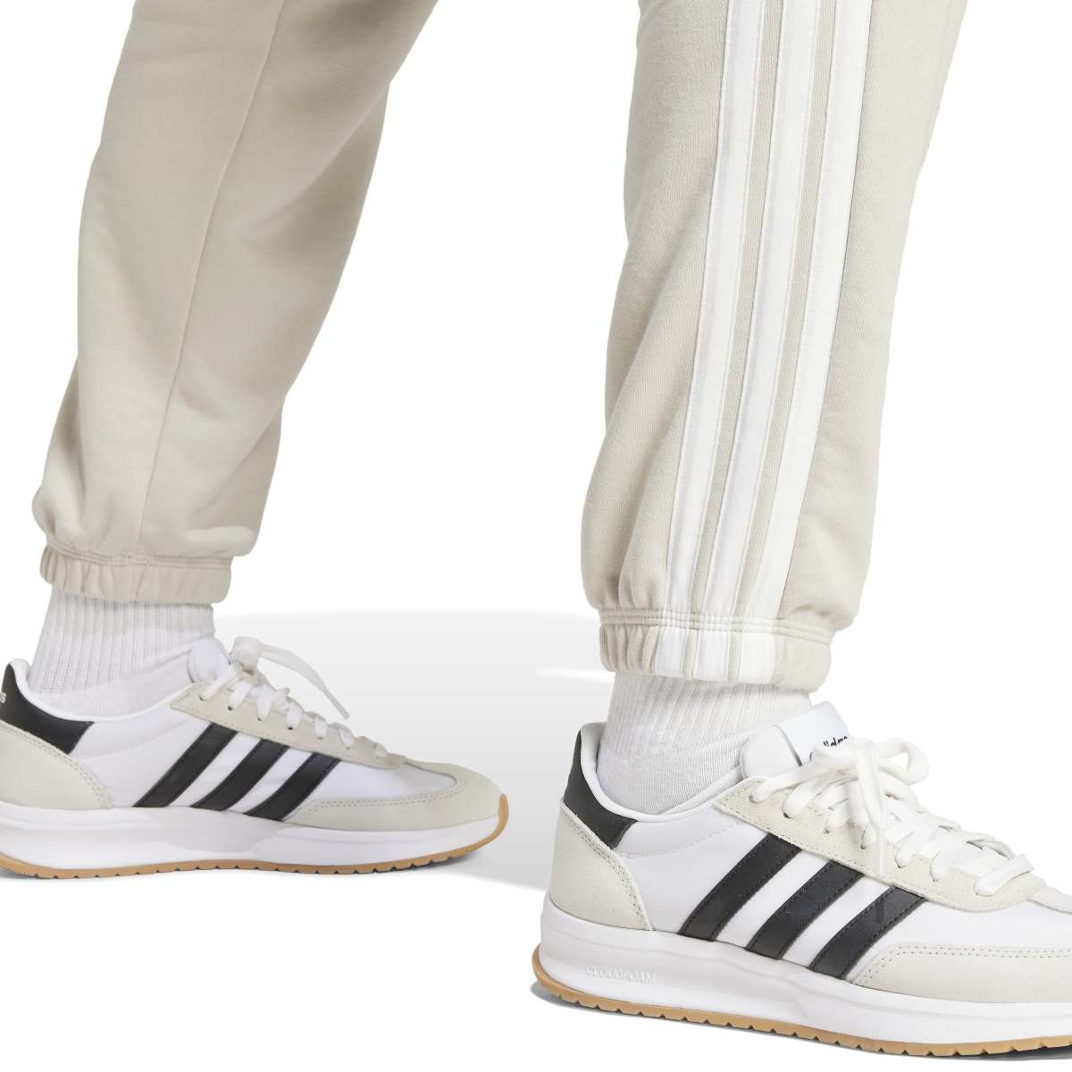adidas Women's Essentials 3-Stripes French Terry Cuffed Pants-13