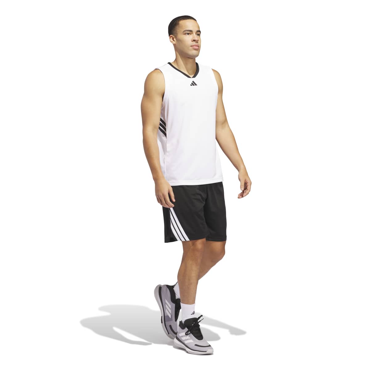 adidas Men's Legends 3-Stripes Basketball Shorts-3
