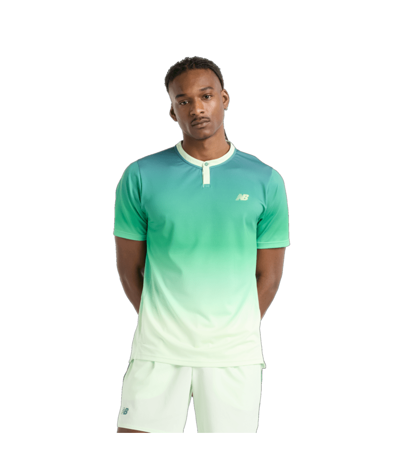 New Balance Men's Printed Tournament Tennis Top