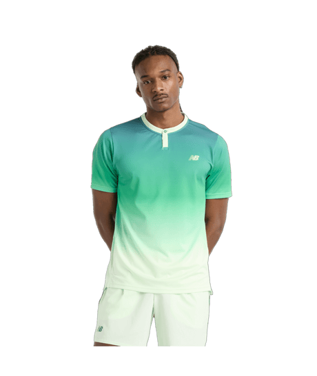 New Balance Men's Printed Tournament Tennis Top