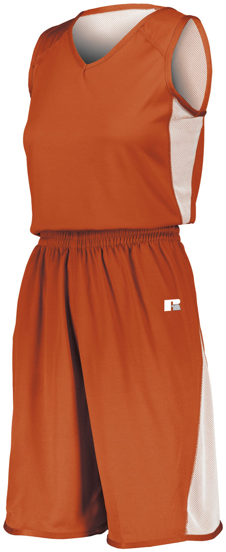 Russell  Women's  Undivided Single Ply Reversible Shorts