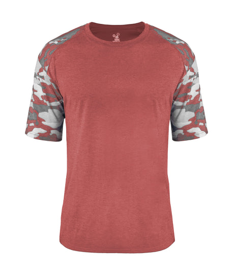 Badger Sport  Men's Vintage Camo Sport Tri-blend T