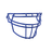 Schutt F7 ROPO-DW-NB-VC Football Facemask