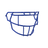 Schutt F7 EGOP II-NB-VC Football Facemask