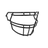 Schutt F7 ROPO-DW-O-NB-VC Football Facemask